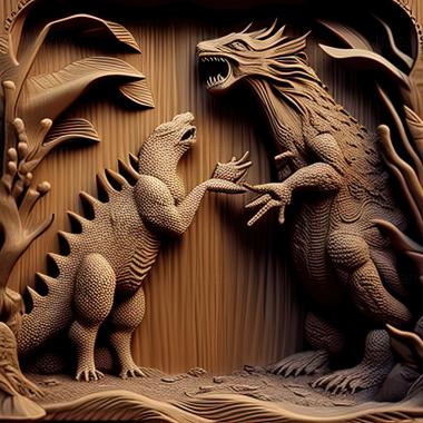 3D model Bambi meets Godzilla (STL)